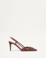 VLOGO SIGNATURE PATENT LEATHER SLINGBACK PUMP 80MM / 3.15 IN. - Image 6